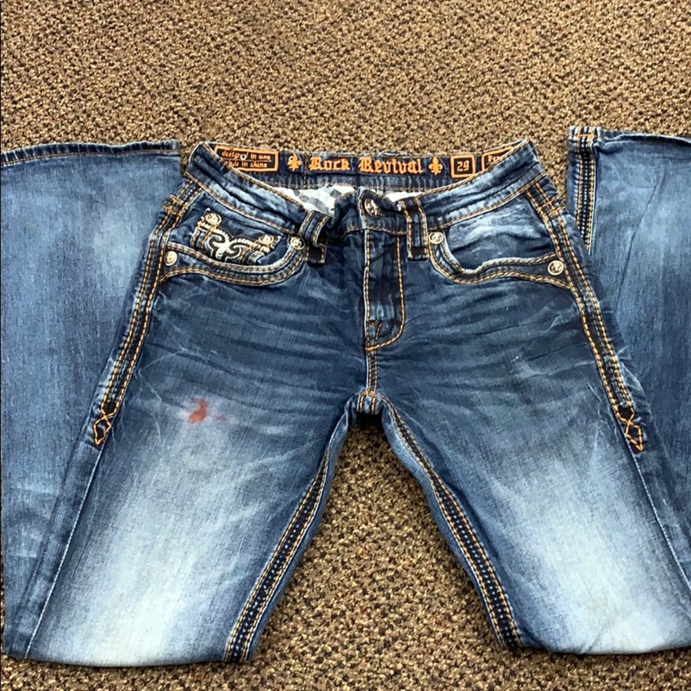 Men’s Rock Revival Fenner Jeans Straight 29